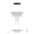 ZANUSSI FV832 Owners Manual ZANUSSI FV832 Owners Manual