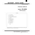 SHARP PC-A250 Parts Catalog SHARP PC-A250 Parts Catalog
