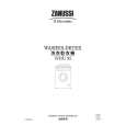 ZANUSSI WBU95 Owners Manual ZANUSSI WBU95 Owners Manual