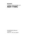 SONY ADI-1150C Service Manual SONY ADI-1150C Service Manual
