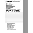 PIONEER PDK-FS01E/E6 Owners Manual PIONEER PDK-FS01E/E6 Owners Manual