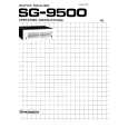 PIONEER SG-9500 Owners Manual PIONEER SG-9500 Owners Manual