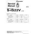 PIONEER S-IS22V/XJI/E Service Manual PIONEER S-IS22V/XJI/E Service Manual