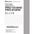 PIONEER PRO-1010HD Owners Manual PIONEER PRO-1010HD Owners Manual