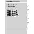 PIONEER DEH-1630R Owners Manual PIONEER DEH-1630R Owners Manual