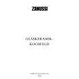 ZANUSSI ZKF326X Owners Manual ZANUSSI ZKF326X Owners Manual