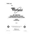 WHIRLPOOL RF3305XXN1 Parts Catalog WHIRLPOOL RF3305XXN1 Parts Catalog
