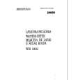 ZANUSSI WDI1003J Owners Manual ZANUSSI WDI1003J Owners Manual