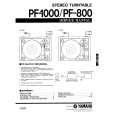 YAMAHA PF-800 Owners Manual YAMAHA PF-800 Owners Manual