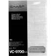 SHARP VC9700GS/GB/SS... Owners Manual SHARP VC9700GS/GB/SS... Owners Manual