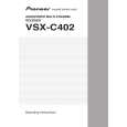 PIONEER VSX-C402 Owners Manual PIONEER VSX-C402 Owners Manual