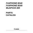 CANON MultiPASS 800 Parts Catalog CANON MultiPASS 800 Parts Catalog