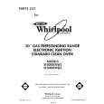 WHIRLPOOL SF3000ERW2 Parts Catalog WHIRLPOOL SF3000ERW2 Parts Catalog