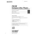 SONY CDX-M8800 Owners Manual SONY CDX-M8800 Owners Manual