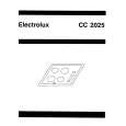 ELECTROLUX CC2025 Owners Manual ELECTROLUX CC2025 Owners Manual