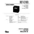 SONY ICFC103 Service Manual SONY ICFC103 Service Manual