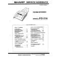 SHARP FO-216 Service Manual SHARP FO-216 Service Manual