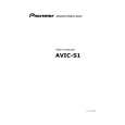 PIONEER AVIC-S1 Owners Manual PIONEER AVIC-S1 Owners Manual