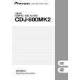 PIONEER CDJ-800MK2/WAXJ5 Owners Manual PIONEER CDJ-800MK2/WAXJ5 Owners Manual
