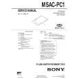 SONY MSAC-PC1 Service Manual SONY MSAC-PC1 Service Manual
