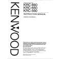 KENWOOD KRC660 Owners Manual KENWOOD KRC660 Owners Manual