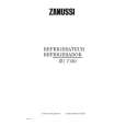 ZANUSSI ZU7150-1 Owners Manual ZANUSSI ZU7150-1 Owners Manual