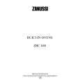 ZANUSSI ZBC848 Owners Manual ZANUSSI ZBC848 Owners Manual