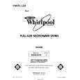 WHIRLPOOL MW8650XS1 Parts Catalog WHIRLPOOL MW8650XS1 Parts Catalog