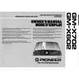PIONEER GMX602 Owners Manual PIONEER GMX602 Owners Manual