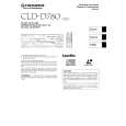 PIONEER CLDD780 Owners Manual PIONEER CLDD780 Owners Manual