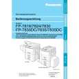 PANASONIC FP7824 Owners Manual PANASONIC FP7824 Owners Manual