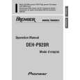 PIONEER DEH-P920R/UC Owners Manual PIONEER DEH-P920R/UC Owners Manual