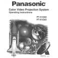 PANASONIC PT61G63W Owners Manual PANASONIC PT61G63W Owners Manual