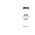 ZANUSSI ZI1202F Owners Manual ZANUSSI ZI1202F Owners Manual