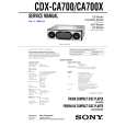 SONY CDXCA700 Service Manual SONY CDXCA700 Service Manual