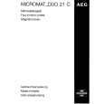 AEG MC DUO 21 C- W/B Owners Manual AEG MC DUO 21 C- W/B Owners Manual
