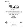 WHIRLPOOL SF375BEPW7 Parts Catalog WHIRLPOOL SF375BEPW7 Parts Catalog