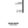 ARTHUR MARTIN ELECTROLUX AW1049T Owners Manual ARTHUR MARTIN ELECTROLUX AW1049T Owners Manual