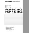 PIONEER PDP433MXE Owners Manual PIONEER PDP433MXE Owners Manual