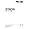 MIELE H214B Owners Manual MIELE H214B Owners Manual