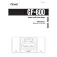 TEAC GF-600 Owners Manual TEAC GF-600 Owners Manual