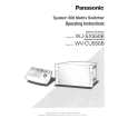 PANASONIC WJSX550B Owners Manual PANASONIC WJSX550B Owners Manual