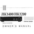 HARMAN KARDON HK1200 Owners Manual HARMAN KARDON HK1200 Owners Manual