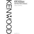 KENWOOD KRA5520 Owners Manual KENWOOD KRA5520 Owners Manual