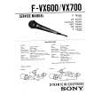 SONY FVX600 Service Manual SONY FVX600 Service Manual