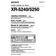 SONY XR-5240 Owners Manual SONY XR-5240 Owners Manual
