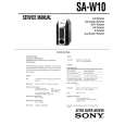 SONY SA-W10 Service Manual SONY SA-W10 Service Manual