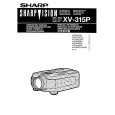 SHARP XV-315P Owners Manual SHARP XV-315P Owners Manual