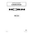 HORN HB223 Owners Manual HORN HB223 Owners Manual