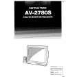 JVC AV-2780S Owners Manual JVC AV-2780S Owners Manual